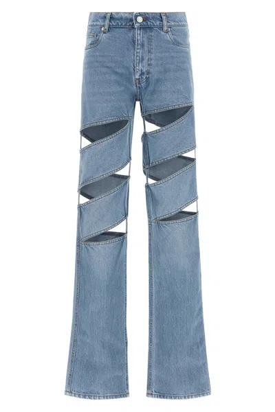Coperni Spiral Jeans Light Blue