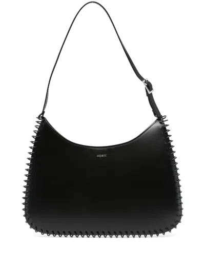 Coperni Spiral Shoulder Bag In Black