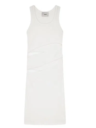 Coperni Spiral Tank Top Woman White