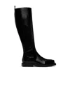 Coperni Square Head Spliced Long Boots In Black