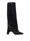 Coperni Cactus Leather Bridge Boot In Black