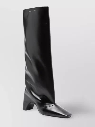 Coperni Square Toe Knee Length Smooth Finish Boots