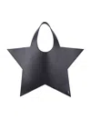 Coperni Black Star Tote Bag In Black