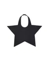 Coperni Black Star Tote Bag In Black