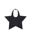 Coperni Black Star Tote Bag In Black  
