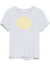 Coperni Stay Hungry Printing T-shirt In Grey