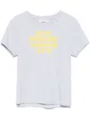 Coperni Stay Hungry Printing T-shirt In Grey