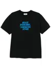 Coperni Hunger Crew Neck Graphic Print T-shirt In Black