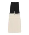 Coperni Stitched Casual Pants In Nude