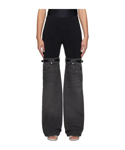 COPERNI STITCHED DESIGN DENIM PANTS