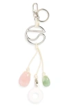 Coperni Stone Key Chain In Multi