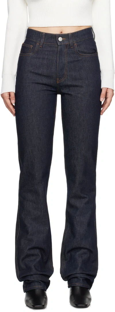 Coperni Straight Jeans In Black