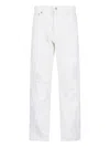 Coperni Straight Leg Logo Plaque Pants In Neutral