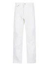 Coperni Straight Leg Logo Plaque Pants In Neutral