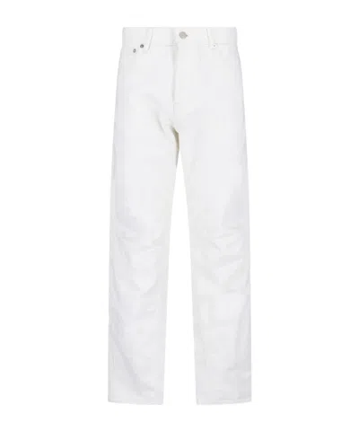 COPERNI COPERNI STRAIGHT LEG LOGO PLAQUE PANTS