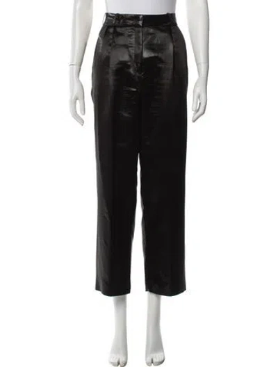 Pre-owned Coperni Straight Leg Pants In Black