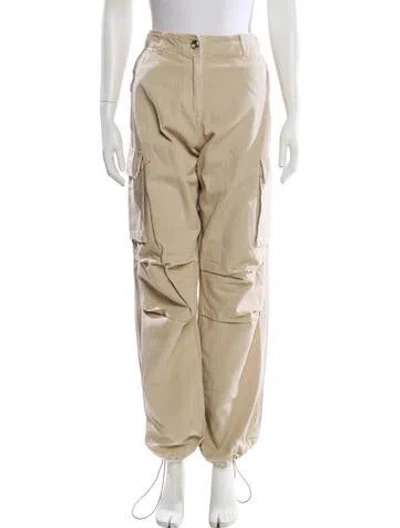 Pre-owned Coperni Straight Leg Pants In Neutral