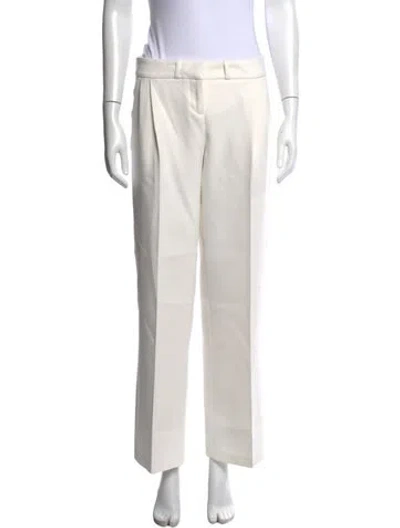 Pre-owned Coperni Straight Leg Pants In White