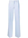 Coperni Low-rise Loose Tailored Trousers In Blue