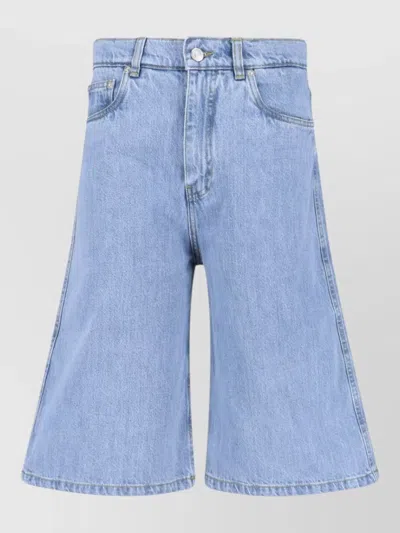 Coperni Straight Shorts Belt Loops Back Pockets