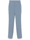 Coperni Straight Tailored Trousers In Blue