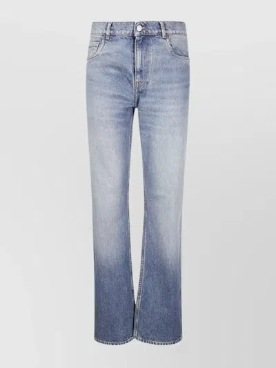 Coperni Straight Trousers With Five Pocket Design In Blue