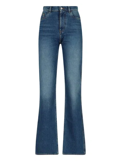 Coperni Strap Jeans In Blue