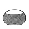Coperni Embellished Stretch Cotton Blend Sound Swipe Handbag In Black