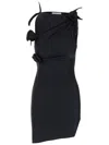 Coperni Stretch Jersey Dress With Roses