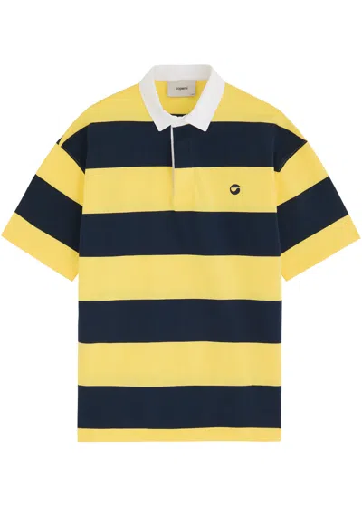 COPERNI COPERNI STRIPED COTTON POLO SHIRT