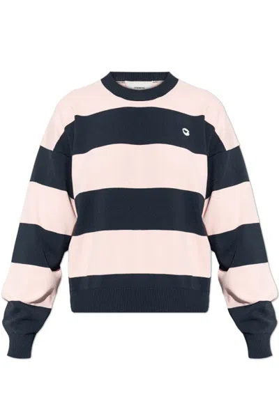 Coperni Striped Crew Neck Knit Sweater In Multi