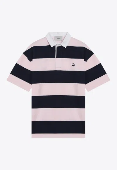 Coperni Striped Polo T-shirt