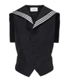 Coperni Uniform Vest In Black