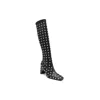 Coperni Studded Bridge Stretch Boots In Animal Print