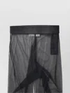 Coperni Stylish Polyester Tights With Buckle And Mesh In Black