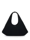 Coperni Suede Shoulder Bag In Black