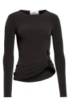 Coperni Suspended Jersey Top In Black