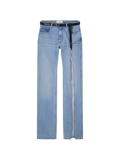 Coperni Suspended-panel Jeans In Blue