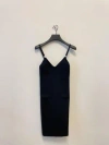 Coperni Suspender Dress In Black