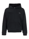 Coperni Black Hoodie With Logo Print On The Rear In Cotton Blend Man In Black