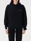 Coperni Maleficent Hooded Cotton Sweatshirt With Kangaroo Pocket In Black