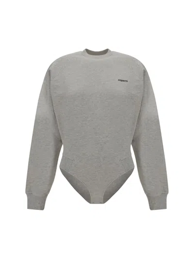 Coperni Sweatshirt In Grey Melange