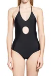 Coperni Window Swimsuit Woman Black In Black