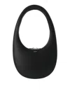 Coperni Leather Shoulder Bag With Croco Print In Negro