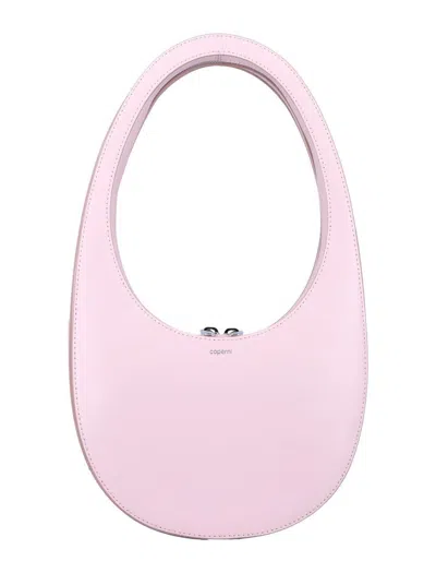 Coperni Swipe Leather Crossbody Bag In Pink