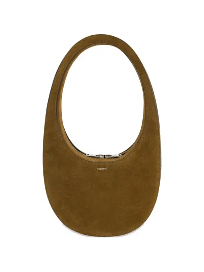 Coperni Swipe Cross Body Bag In Brown