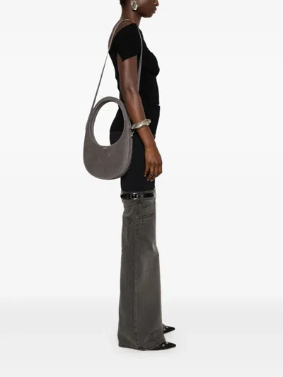 Coperni Swipe Cross Body Bag In Grey