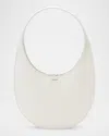 Coperni Double Gusset Swipe Bag - Leather - White In White
