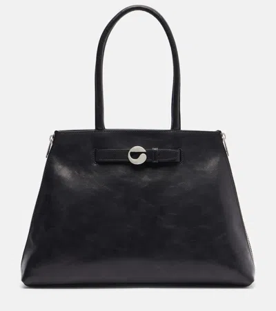 COPERNI SWIPE EMBELLISHED LEATHER TOTE BAG