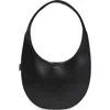 Coperni Swipe Leather Handbag In Black
